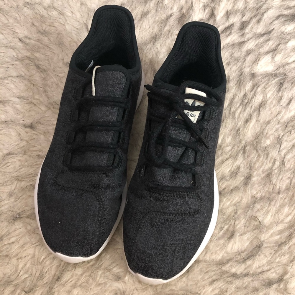 Black adidas shoes